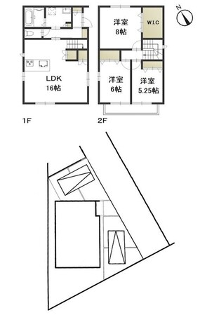 ルーナ大和町の物件間取画像